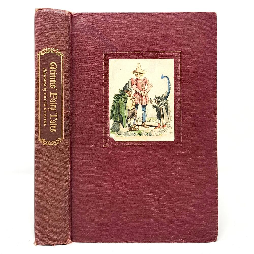 Grimms Fairy Tales Fritz Kredel Illustrated 1945 Vintage HC